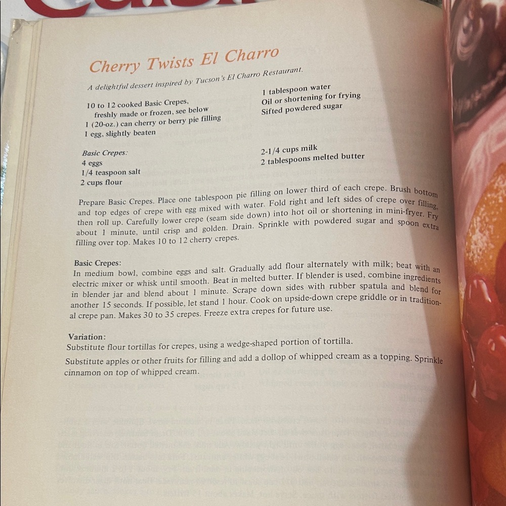 Deep-Fry 1977 Cookery Hardback Book- Bonus Cuisine at Home cookbook - Picture 6 of 16